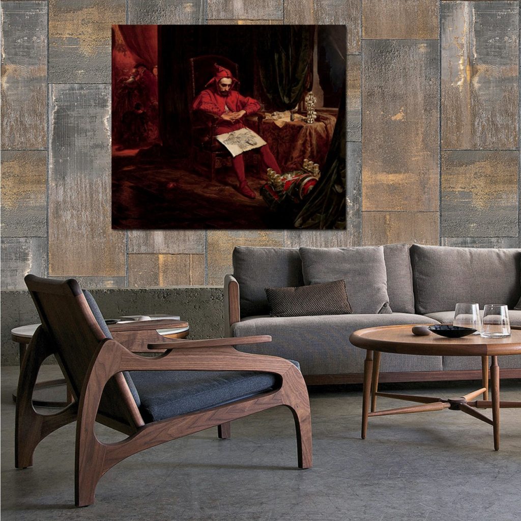 Tableau baroque le Fou du Flat