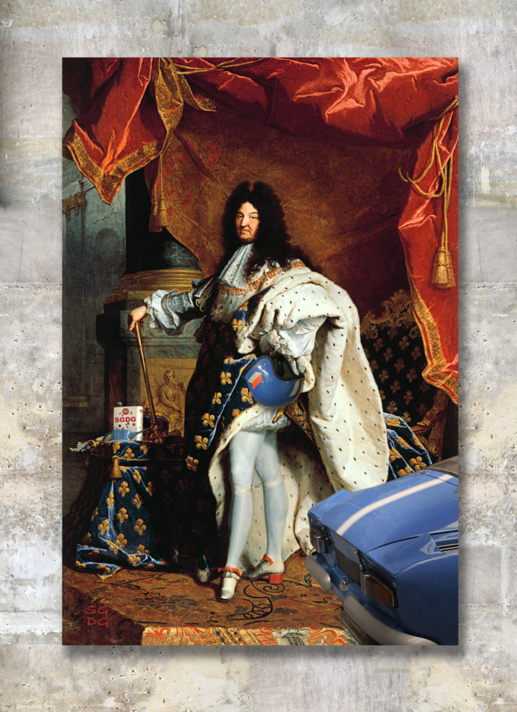 Tableau baroque l'Huile XIV