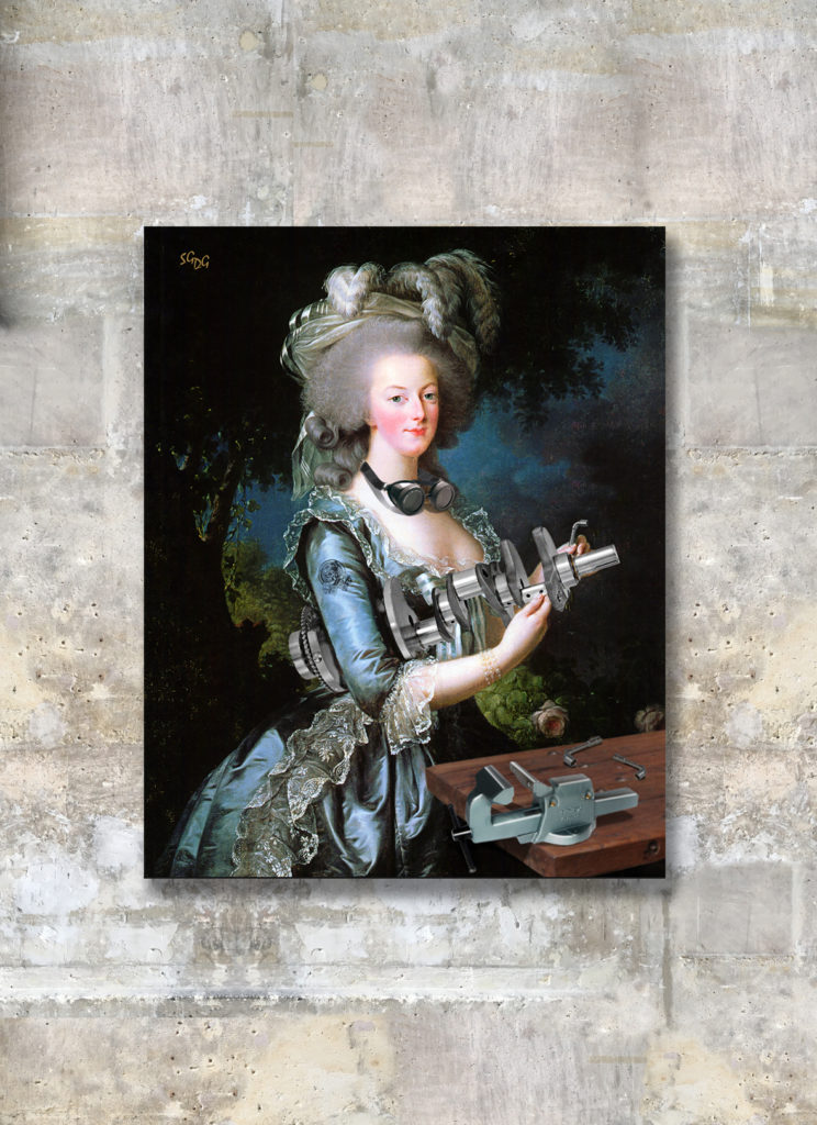 Tableau baroque la Duchesse Deville-Brequin