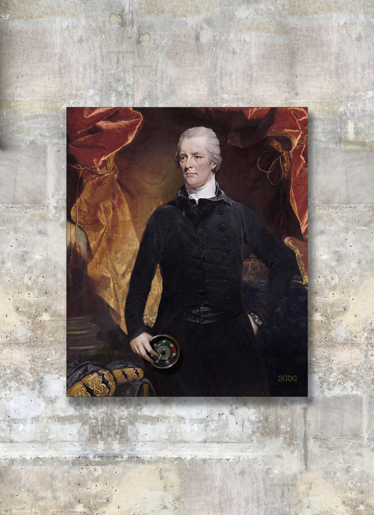 Tableau baroque le Comte de Tours